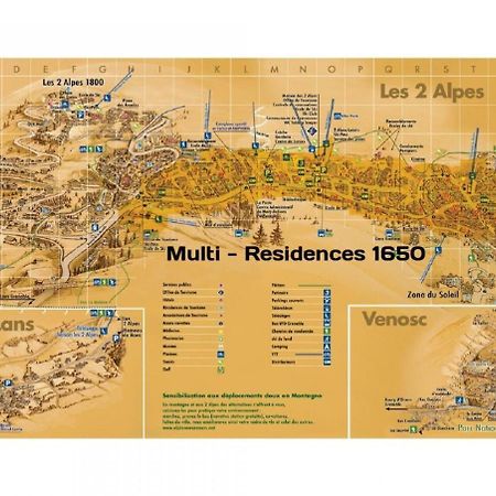 Multi-Residences 1650 Les Deux Alpes Eksteriør billede